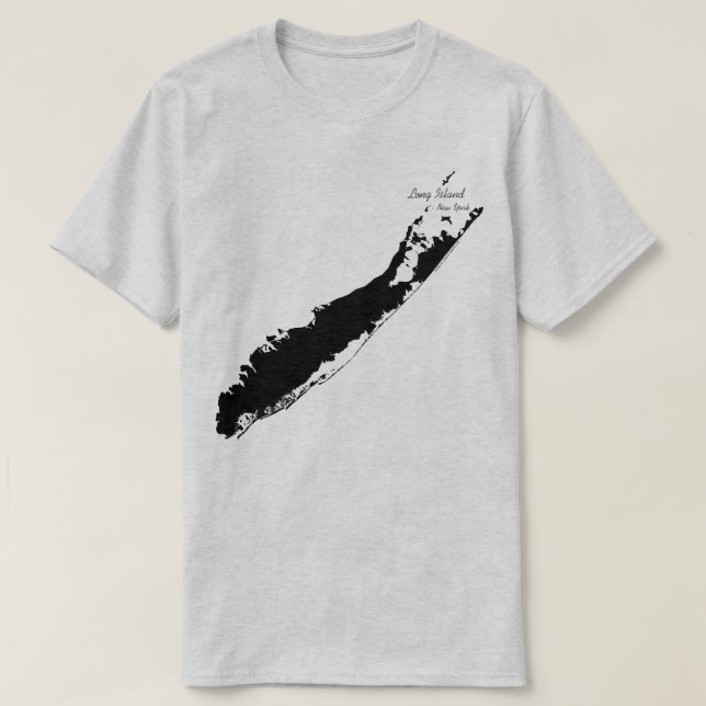 Lond Island New York T Shirt (Design framsida)