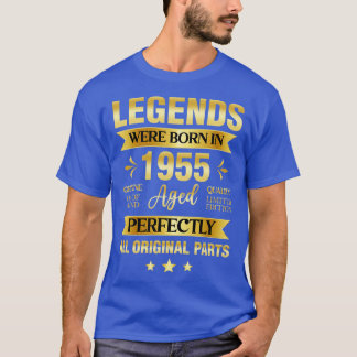 Lönderna föddes 1955 på födelsedagen t shirt