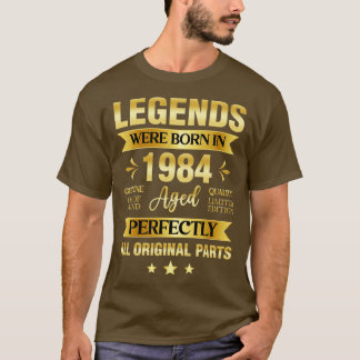 Lönderna föddes 1984 på födelsedagen t shirt