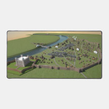 London 1300 Aerial View Deskmat