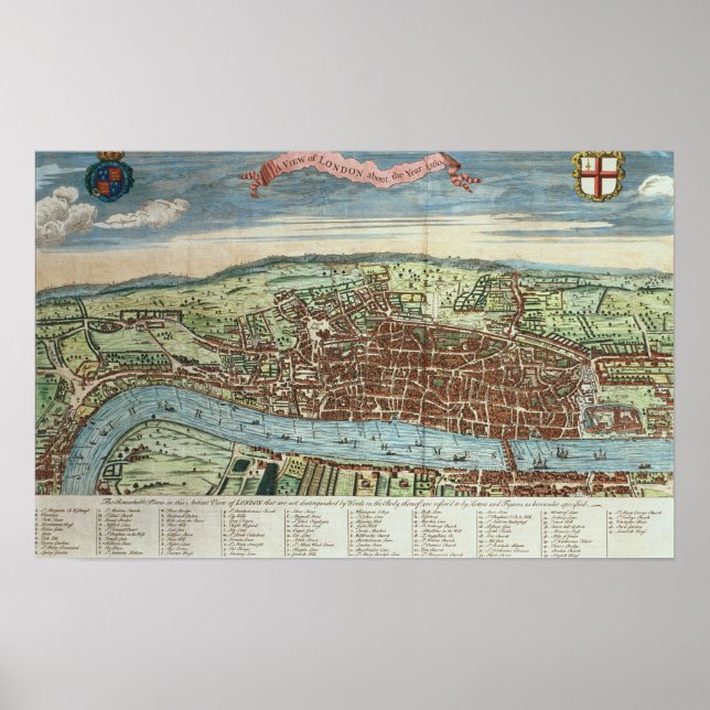 London, 1560 poster (Framsidan)
