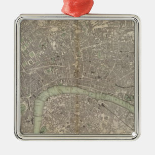 London 1843 julgransprydnad metall