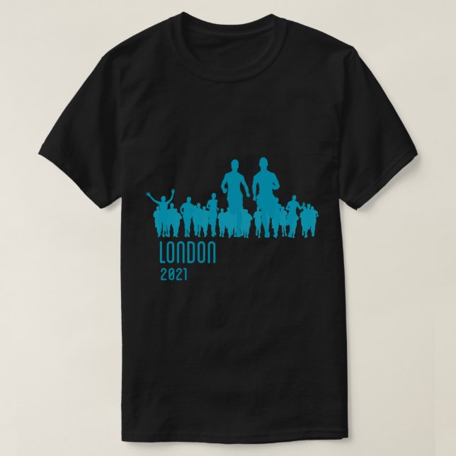 London 2021 Marathon T Shirt (Design framsida)