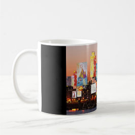 London 2 skyline collage kaffemugg