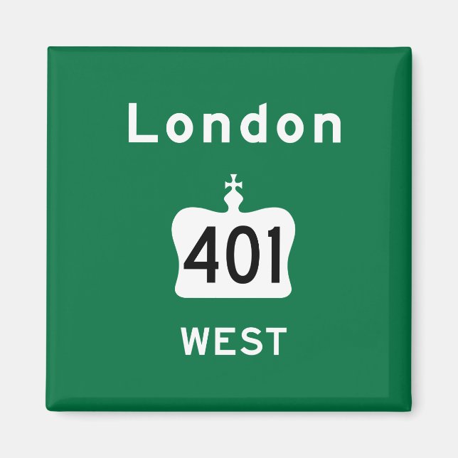 London 401 magnet (Framsidan)