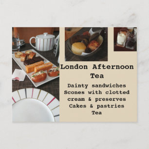 London Aftermiddag Tea Vykort