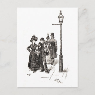 London-änderna väster och Öster Vykort