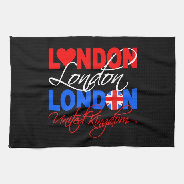 London anpassningsbar kökshandduk (Horisontell)