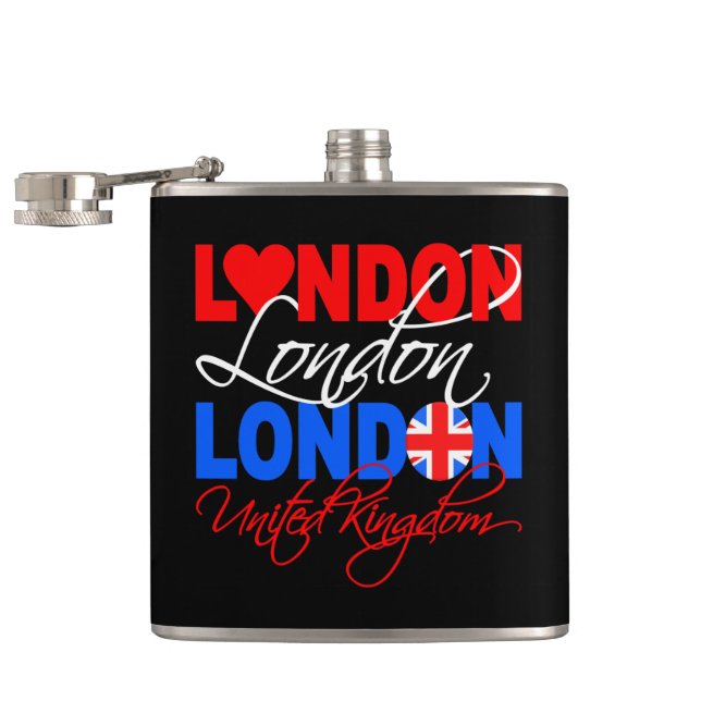 London anpassningsbar-kolv fickplunta (Öppnad)