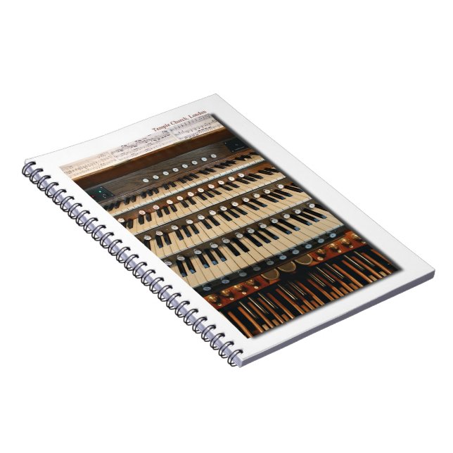 London anteckningsbok för organ för tempelkyrka (Högra Sidan)