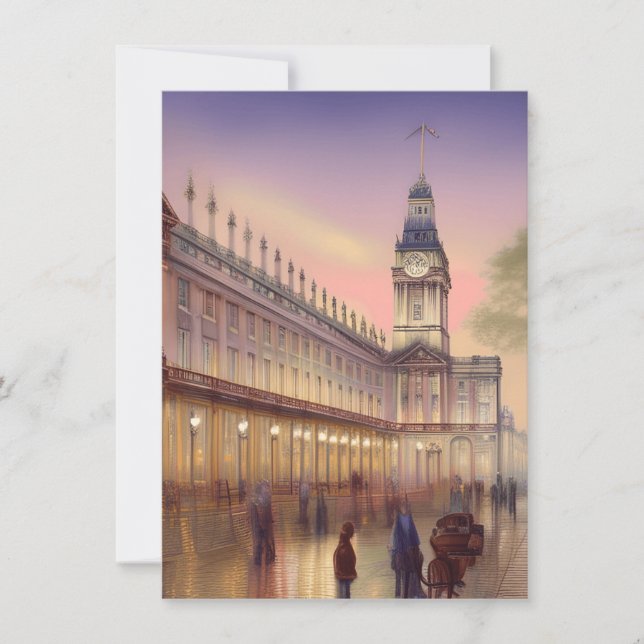 London är huvudstaden i England och enheten Anteckningskort (Framsida)