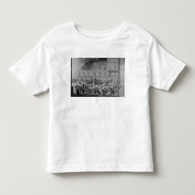 London avfyrar motorer t-shirt (Framsida)