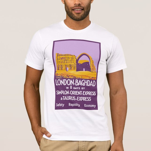 London - Baghdad uttryckliga Orient Tee Shirt (Framsida)