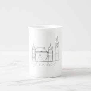London Benporslin Mugg