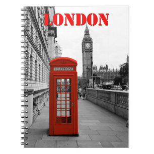 London BIG BEN Anteckningsbok