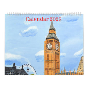 London Big Ben Calendar 2025 Kalender