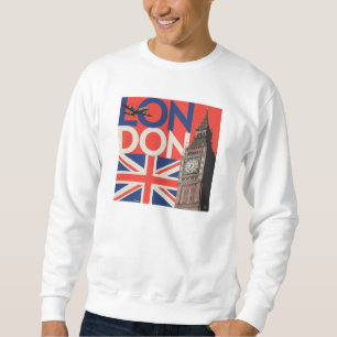 London Big Ben   England Lång Ärmad Tröja