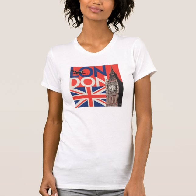 London Big Ben | England T Shirt (Framsida)