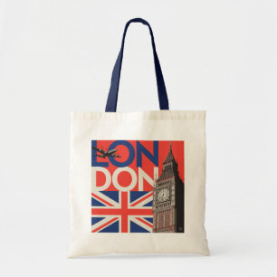London Big Ben England Tygkasse