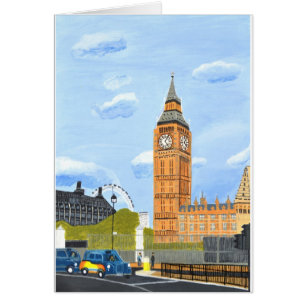 London Big Ben Hälsningskort