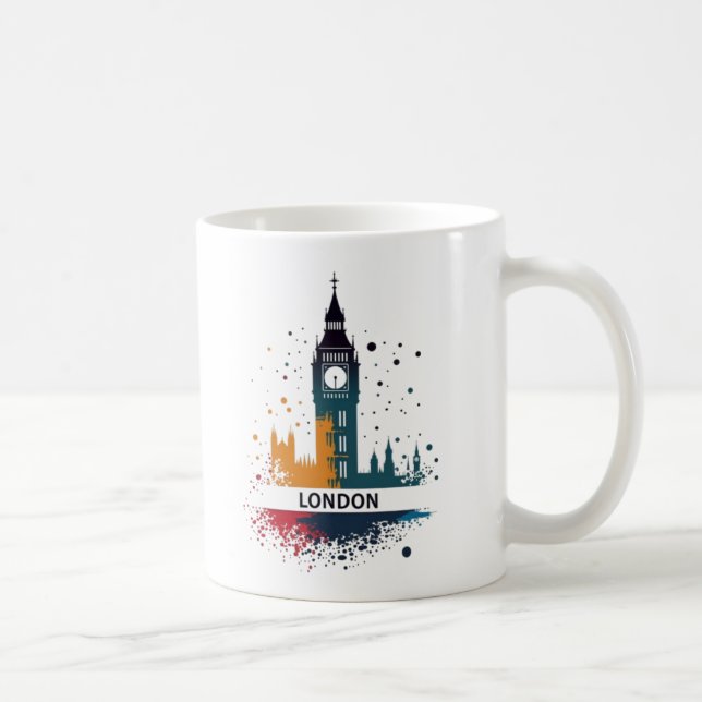 London, Big Ben Kaffemugg (Höger)