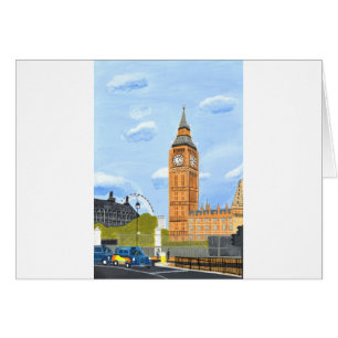 London Big Ben-kort Hälsningskort