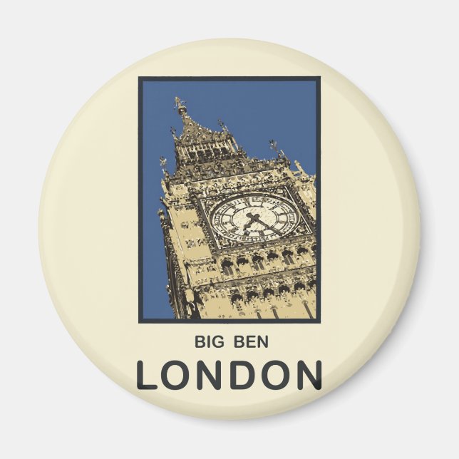 London Big Ben Magnet (Framsidan)