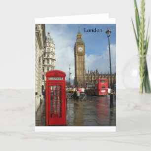 London Big Ben Mobil box (av St.K) Kort