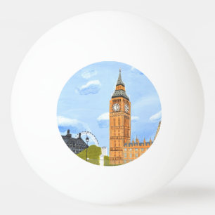 London Big Ben Pingisboll