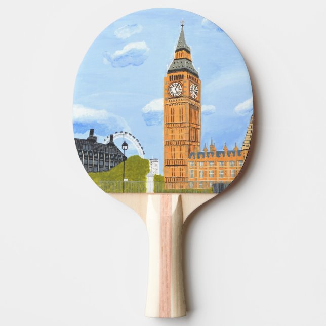 London Big Ben  Pingisracket (Framsidan)