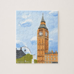 London Big Ben Pussel