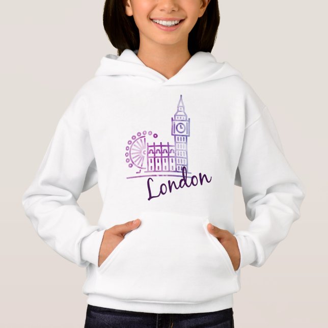London, Big Ben, Underbar Brittan T Shirt (Framsida)