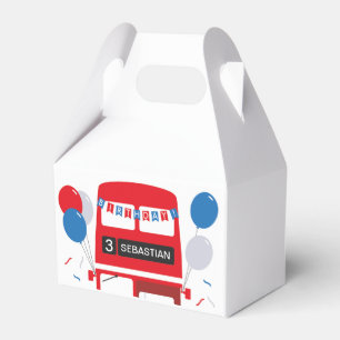 London boxas den röda bussen personifierad favör presentaskar