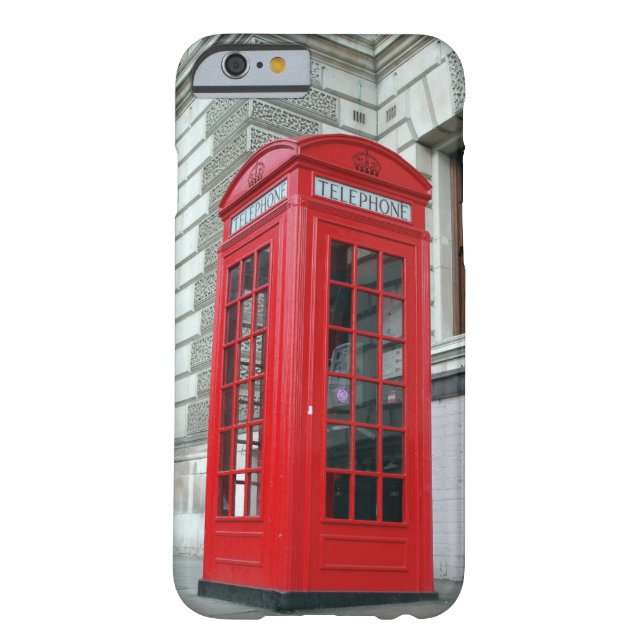London boxas den röda telefonen iPhone 6 täcker Case-Mate iPhone Skal (Baksidan)