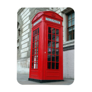 London boxas den röda telefonen magneten magnet