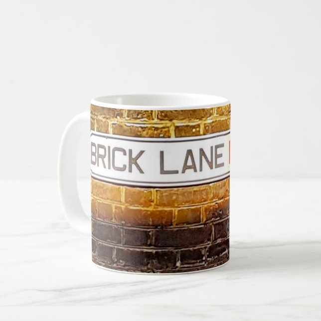 London - Brick Lane Kaffemugg (Framsida vänster)
