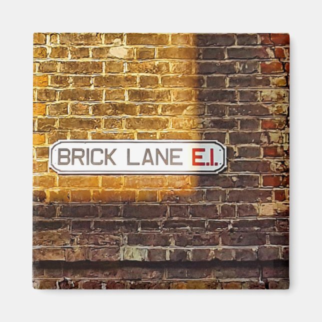 London - Brick Lane Magnet (Framsidan)