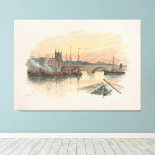 London Bridge (1895) Canvastryck