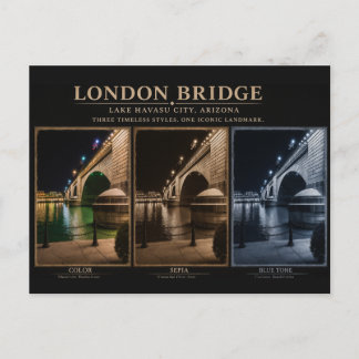 London Bridge 3 vykortsfoto Vykort