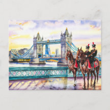 London Bridge Akvarell