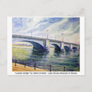 London Bridge av Alfred Zwiebel Vykort