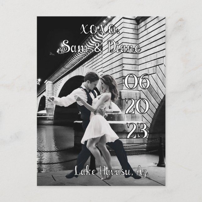 London Bridge bröllop destination Vykort (Framsida)