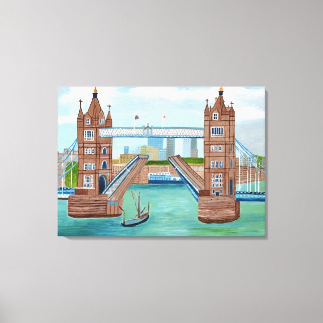 London Bridge canvas art (Framsida)