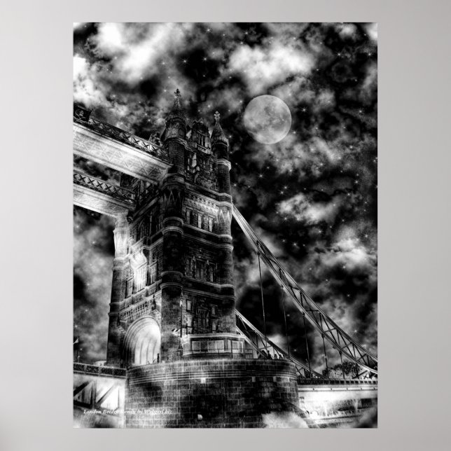 London Bridge Dark Remix Affisch (Framsidan)