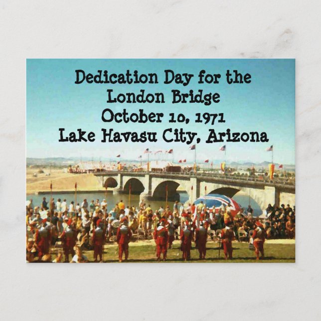 London Bridge Dedication Day Vykort (Framsida)