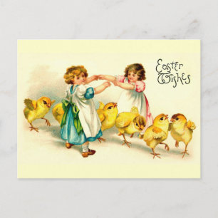 London Bridge Glad påsk Cute Vintage Helg Vykort