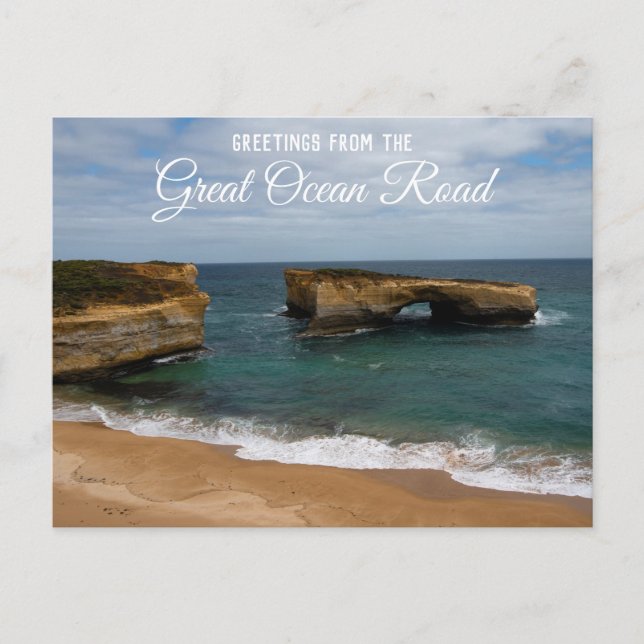 London Bridge Great Ocean Road Australien Vykort (Framsida)