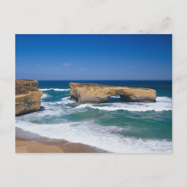 London Bridge, Great Ocean Road, Victoria, Vykort (Framsida)