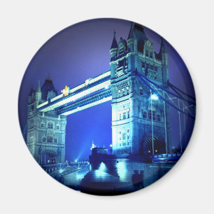 London Bridge i natt Magnet