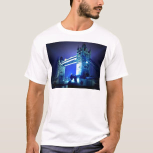 London Bridge i natt Tee Shirt